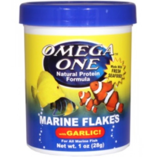 Omega One Garlic Marine Flakes 490ml / 62gr