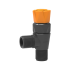 Açılı Vana ( Angle Valve ) - Gri - 1/2 Upvc