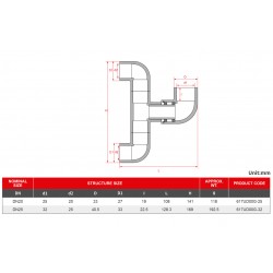 Çift Uçlu Döner Su Çıkışı ( Double End Rotating Water Outlet ) - Gri