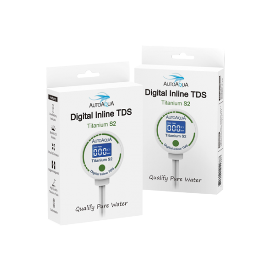 AutoAqua Digital Inline Tds - Titanium S2 TDS-200S