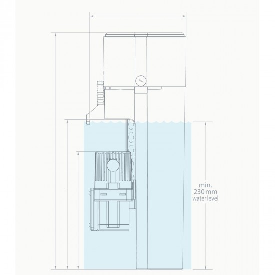 Aqua Medic - Evo 501 - Protein Skimmer ( 250 lt ) 2.el